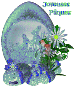 Gif animé joyeuses Pâques oeuf